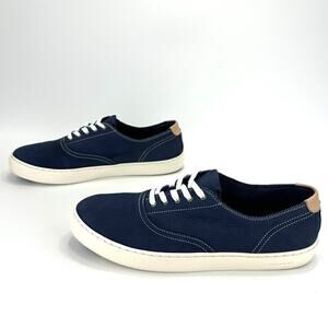 Cole Haan Grand Pro Men Sneaker Sz 11 Navy Blue Leather Laced Low-Top Cushioned